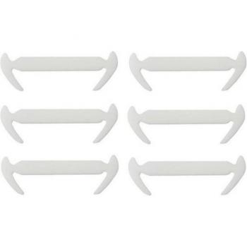 Sentcharm 12 Pcs Silicone No-Backlace Elastic Shoe Laces for Men & Women