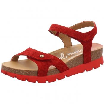 Panama Jack Menorca B1 „Sulia“ Velours‑Rot Damensandale (EU 40)