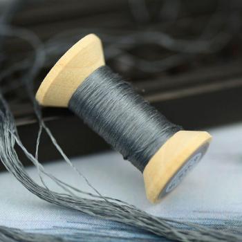 Wood Ash Silk Thread