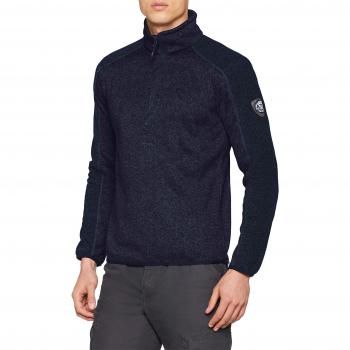 CMP Herren Sweatshirt aus Fleece – Blau/Nero – 48 mm