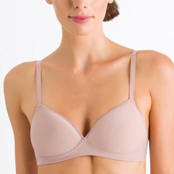 Hanro Sujetador Sin Aros Smooth Illusion, Talla 85B, Beige