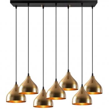 Pendelleuchte Tattoo 6222 7-flammig gold