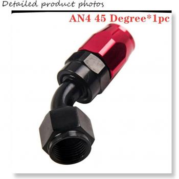 Reusable 45 Degree Swivel Hose End Fitting AN4 AN6 AN8 AN10