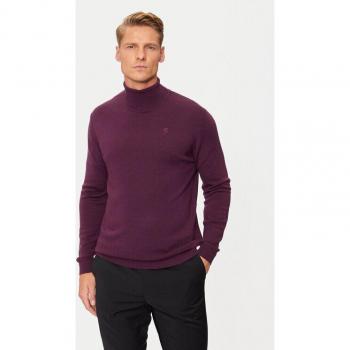 KARL LAGERFELD Violetter Regular Fit Rollkragen