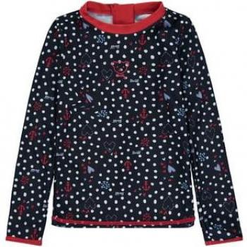 Steiff Maglia UV a Maniche Lunghe, Nero