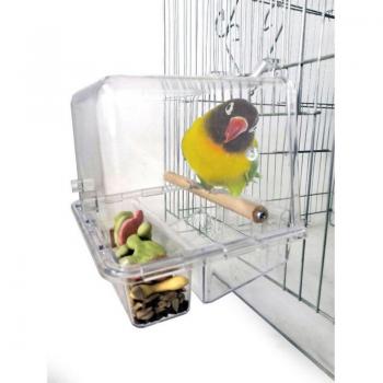 Acrylic Hanging Bird Feeder for Parrots