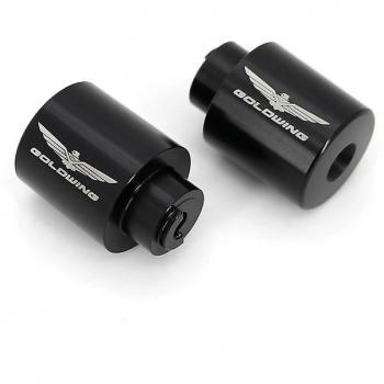 Peso Contrapeso en Extremo de Manubrio Cromado Negro Honda GL 1800 2001-20