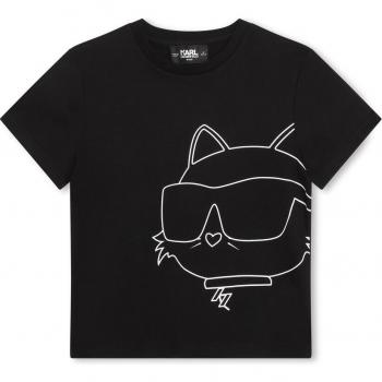 Tee Femenino Lagerfeld Ilustración Frontal