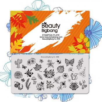 Plantas Naturales en Placas de Estampado Beautybigbang con Lima