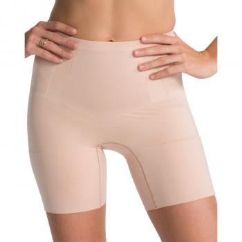 Ultra‑Fit Mid-Thigh Shaper – Soft Nude XL
