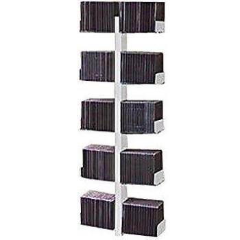 Radius CD-Baum Wandregal Silber 1 klein