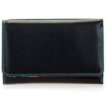 Portafoglio MYWALIT Donna Nero Triplo Leme Medio