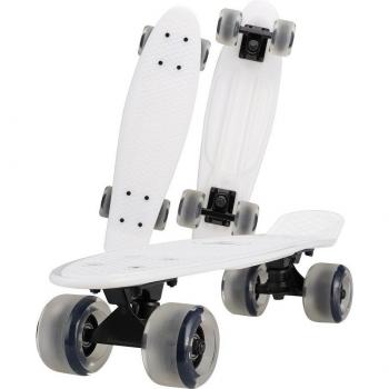 Mini Longboard Pastel 22, 4 Roues – LED Rétro Brillant