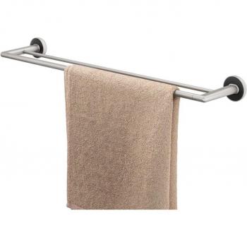 Porte-serviette double TIGER argenté 12.6x5.2x12.6 cm