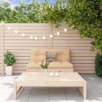 Set Lounge da Giardino 2 pezzi con Cuscini in Legno Massello