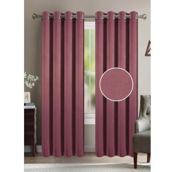 ECLIPSE PARIS Vorhangset Leinenoptik 140 x 260 cm