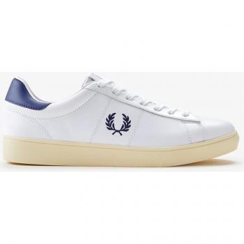 Fred Perry Spencer Sneakers – Snow White/Fren Navy, UK Size 8 for Men
