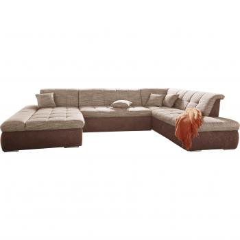 PB Moric Wohnlandschaft von DOMO collection, wahlweise mit Bettfunktion