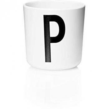 Design‑Letter P – Melamin‑Becher (Arne Jacobsen)