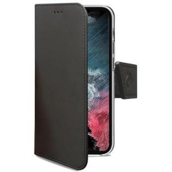 Celly Wally Custodia per cellulare Flip a Libro Nero 15.5 cm (6.1)