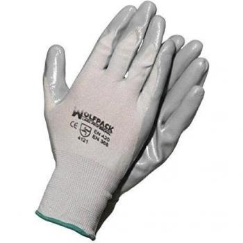 Wolfpack Guantes Nitrilo/Nylon Homologado CE 7 con Colgador