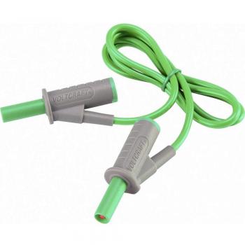 MSB‑501 Sicherheits-Messleitung (Grün) – 0,75 m, 4 mm Lamellenstecker