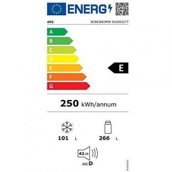 Frigorífico AEG RCB636E5MW con Display LED