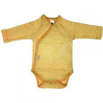 Body Incrociato Manica Lunga Beige Taglia 3 (1-3 Mesi)