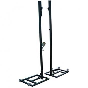 Softee Equipment Dual Mobile Volleyball Posts Set
