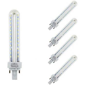 Lámpara LED G24 3000 K Luz Cálida 13W Pack 5