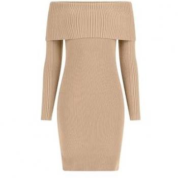 Abito corto Guess beige