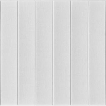 Panel de esponja autoadhesivo para pared con diseño de madera blanca 400395689