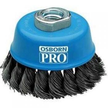 Brosse coupe 65mm filetage inox pour meuleuse