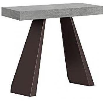 Consola extensible 90x40/196 cm Premium Diamante Cemento Oso
