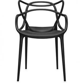 Set di Sedie Masters Kartell 4 unità Nero