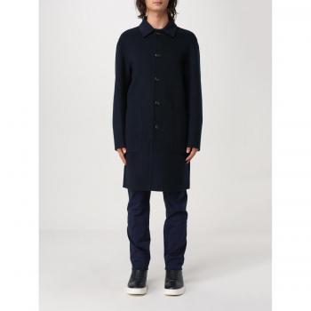 Coat Bleu Signature WOOLRICH Homme
