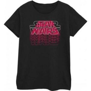 Manga Larga Disney BI49323: Camiseta Negra XXL para Mujer