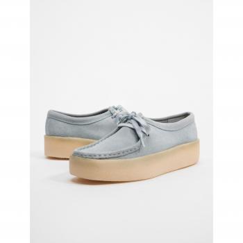 Clarks Originals Mocasín Wallabee Cup Azul Suede Mujer