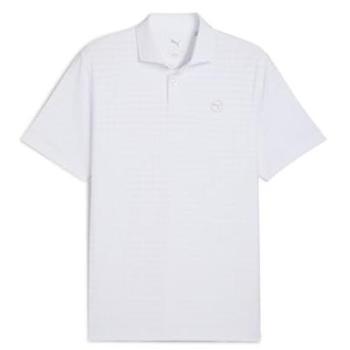 WEISS XL PUMA Sportshirt – Houndstooth Polo – MATTR
