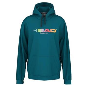 Head Racket Teal Long‑Sleeve Hoodie