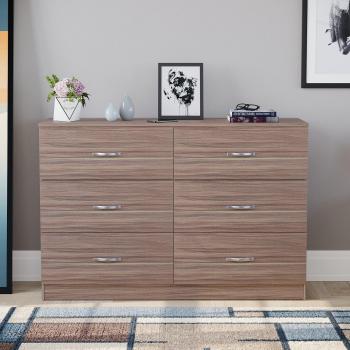 Riano Walnut 6 Drawer Chest