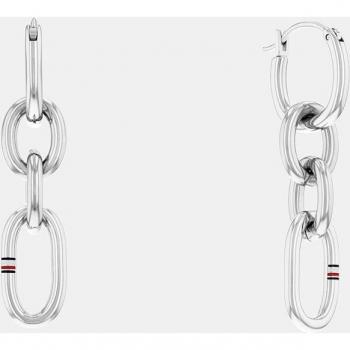 Pendientes Largos de Acero Tommy Hilfiger