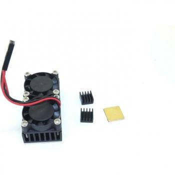 Raspberry Pi 4B Cooling System with Dual Fans and Heatsink