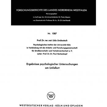 Ergebnisse Psychologischer Untersuchungen am Unfallort