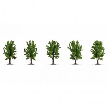 Alberi da paesaggio decidui (5 pezzi, altezza 8 cm)