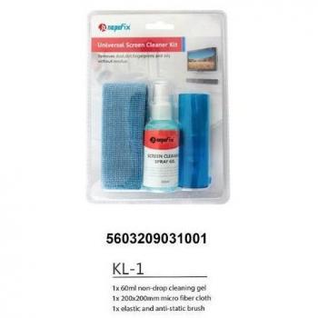 Gel Limpeza Napofix 60ml+Pano+Escova KL-1