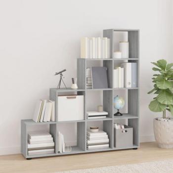 Torana Multistrato 142 cm – Libreria a Scala Grigio Sonoma