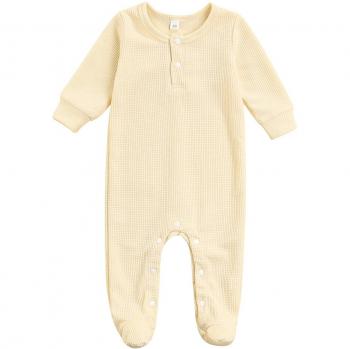 0-12M Round Neck Casual Romper