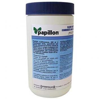 PAPILLON Cloro Multiacción Pastillas 200gr 1kg
