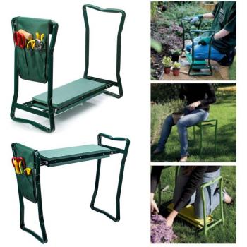 Multifunctional Garden Kneeler Seat with Stainless Steel